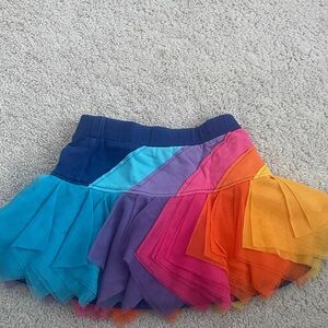 Colorful Layered Tulle Skirt